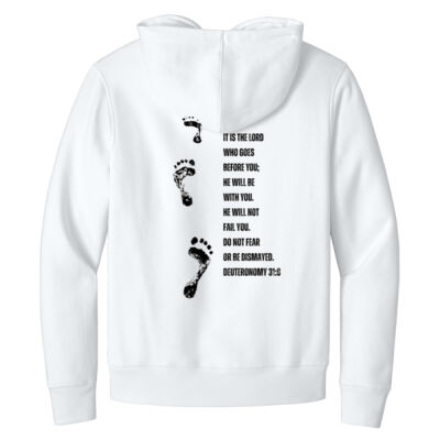 Deuteronomy 31:8 (White Hoodie Edition) Thumbnail
